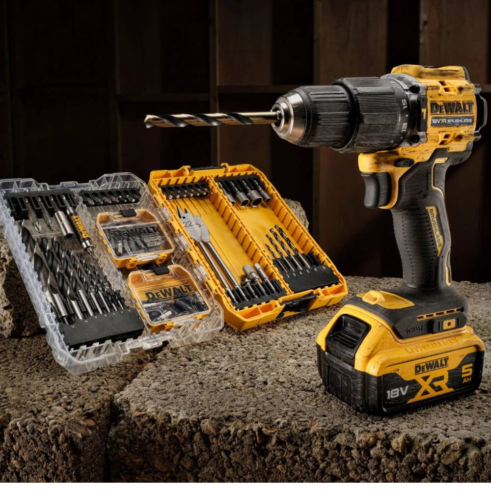 Trapano Avvitatore Originale DWT® senza fili con 26 accessori + 2 batterie in regalo